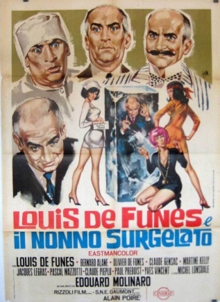 Louis de Funès ed il nonno surgelato